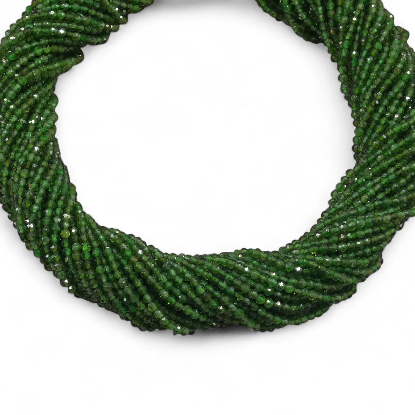 Chrome Diopside Micro Faceted Round 2mm-0